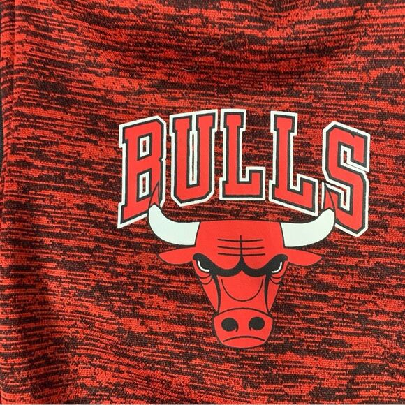 NBA Official Chicago Bulls Full Zip Warm Up Track Jacket Fleece Lined Size L - Picture 3 of 9
